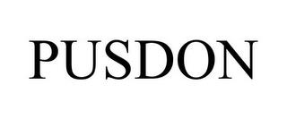 PUSDON trademark