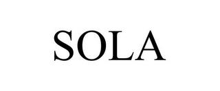 SOLA trademark