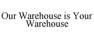 OUR WAREHOUSE IS YOUR WAREHOUSE trademark