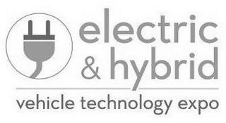 ELECTRIC & HYBRID VEHICLE TECHNOLOGY EXPOO trademark