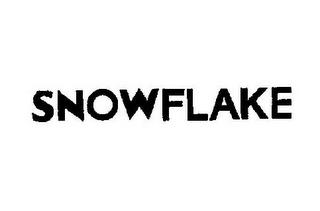 SNOWFLAKE trademark