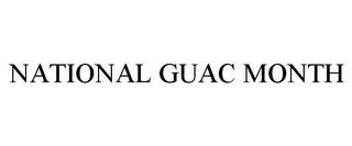 NATIONAL GUAC MONTH trademark