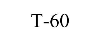 T-60 trademark