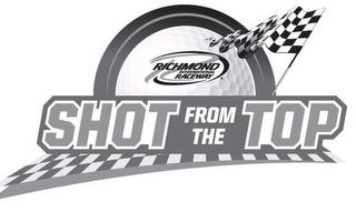 SHOT FROM THE TOP R RICHMOND INTERNATIONAL RACEWAY trademark