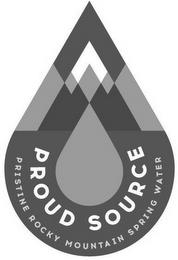 PROUD SOURCE PRISTINE ROCKY MOUNTAIN SPRING WATER trademark