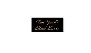 NEW YORK'S STEAK SAUCE trademark