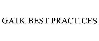 GATK BEST PRACTICES trademark