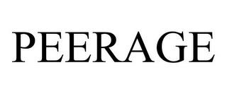 PEERAGE trademark