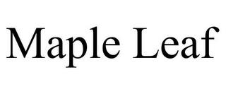 MAPLE LEAF trademark