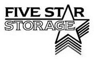 FIVE STAR STORAGE trademark