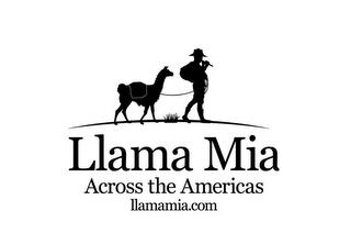 LLAMA MIA, ACROSS THE AMERICAS, LLAMAMIA.COM trademark