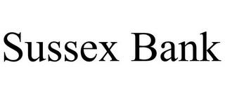 SUSSEX BANK trademark