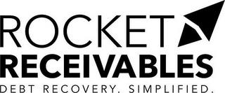 ROCKET RECEIVABLES DEBT RECOVERY. SIMPLIFIED. trademark