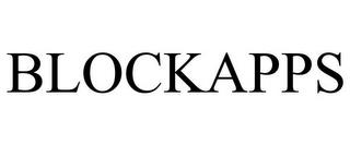 BLOCKAPPS trademark