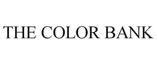 THE COLOR BANK trademark