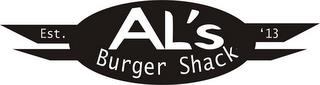 AL'S BURGER SHACK EST. '13 trademark