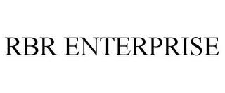 RBR ENTERPRISE trademark