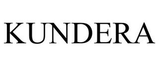 KUNDERA trademark