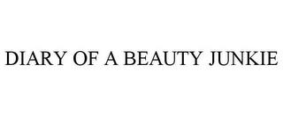 DIARY OF A BEAUTY JUNKIE trademark