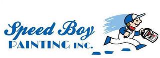 SPEED BOY PAINTING INC. PAINT trademark