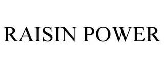 RAISIN POWER trademark