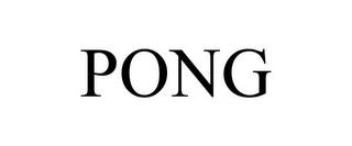 PONG trademark