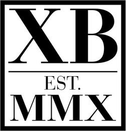 XB EST. MMX trademark