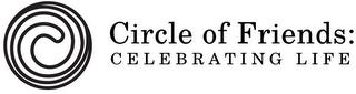 CIRCLE OF FRIENDS: CELEBRATING LIFE trademark