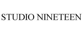 STUDIO NINETEEN trademark