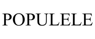 POPULELE trademark