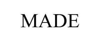 MADE trademark