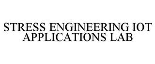 STRESS ENGINEERING IOT APPLICATIONS LAB trademark