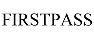 FIRSTPASS trademark