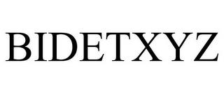 BIDETXYZ trademark