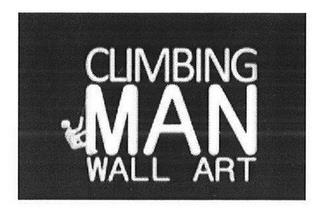 CLIMBING MAN WALL ART trademark