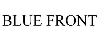 BLUE FRONT trademark