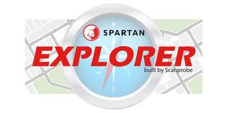 SPARTAN EXPLORER BUILT BY SCANPROBE trademark