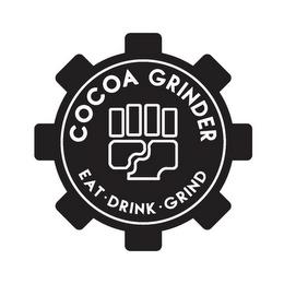 COCOA GRINDER EAT DRINK GRIND trademark