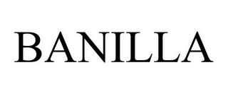 BANILLA trademark