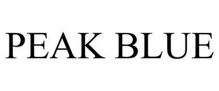 PEAK BLUE trademark