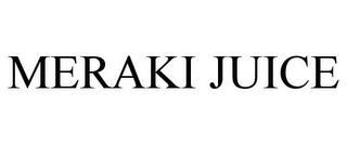 MERAKI JUICE trademark