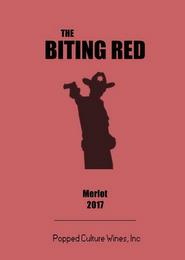 THE BITING RED MERLOT 2017 POPPED CULTURE WINES, INC trademark