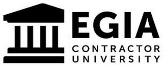 EGIA CONTRACTOR UNIVERSITY trademark