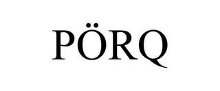 PÖRQ trademark