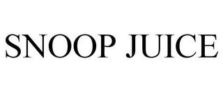 SNOOP JUICE trademark