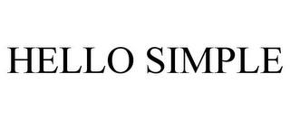 HELLO SIMPLE trademark