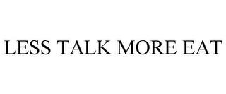 LESS TALK MORE EAT trademark