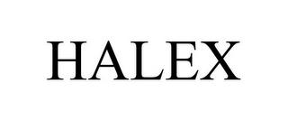 HALEX trademark