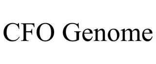 CFO GENOME trademark