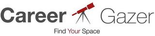 CAREER GAZER FIND YOUR SPACE trademark